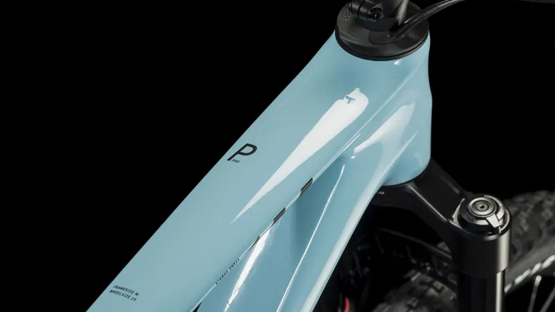 Cube Stereo ONE44 C:62 Pro Full Suspension Mountain Bike in Mayablue and Black-2