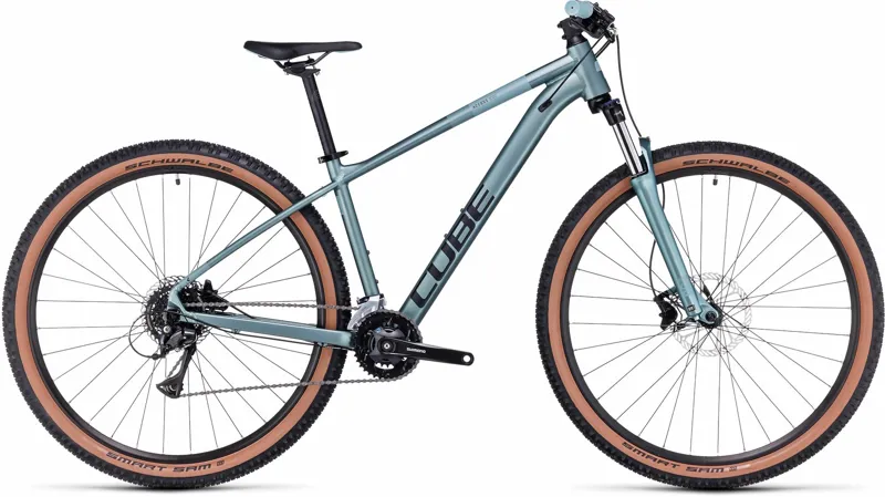 Cube Access WS EXC Womens Mountain Bike in Eucalyptus and Black