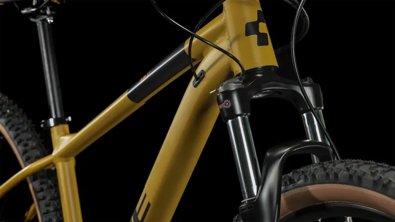 Cube Aim EX Mountain Bike in Caramel and Black-2