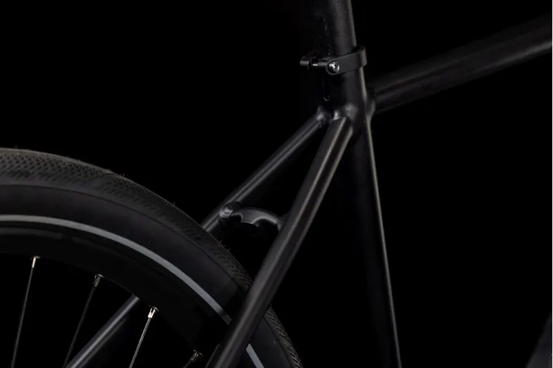 Cube Editor Hybrid Pro 400X Electric Hybrid Bike in Black and Spectral-1