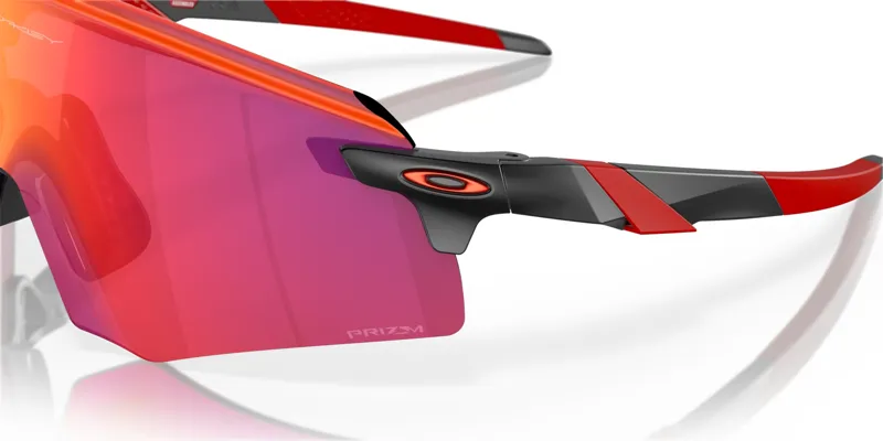Oakley Encoder Sunglasses in Matte Black and Red-1