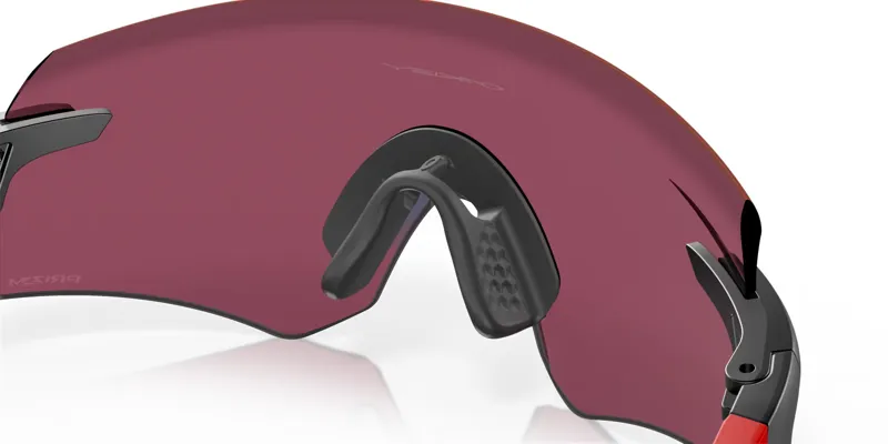 Oakley Encoder Sunglasses in Matte Black and Red-2