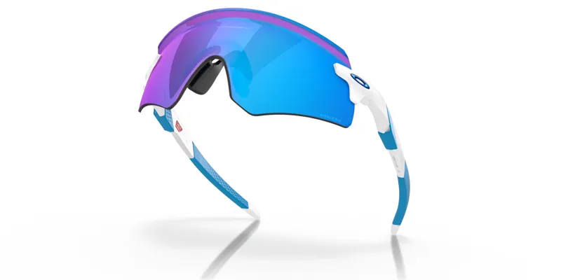 Oakley Encoder Sunglasses in Polished White and Blue