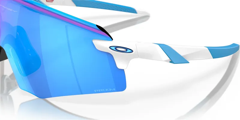 Oakley Encoder Sunglasses in Polished White and Blue-1