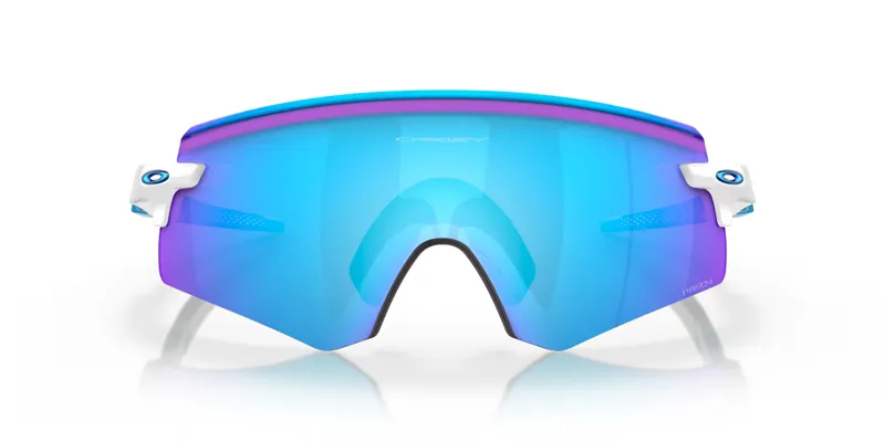 Oakley Encoder Sunglasses in Polished White and Blue-4
