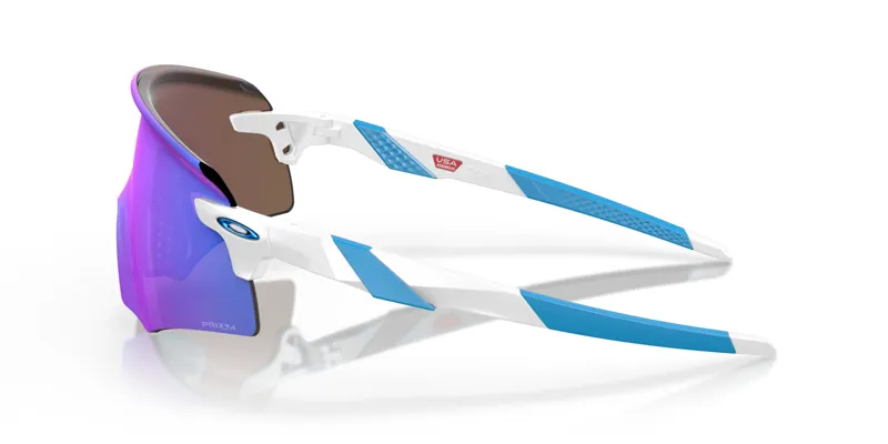 Oakley Encoder Sunglasses in Polished White and Blue-5