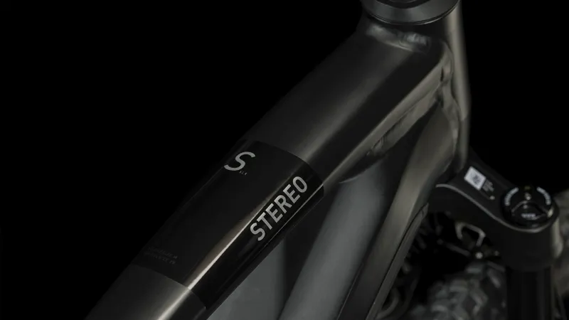 Cube Stereo Hybrid 120 SLX 750 Electric Full Suspension Mountain Bike in Black and Metal-2