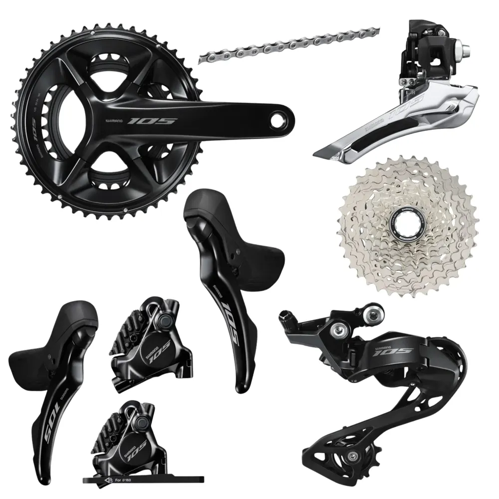 Team Cycles Shimano 105 R7100 Mechanical 12 Speed 50/34 11-36 Groupset | Interest FREE Finance & Online Refund Policy.