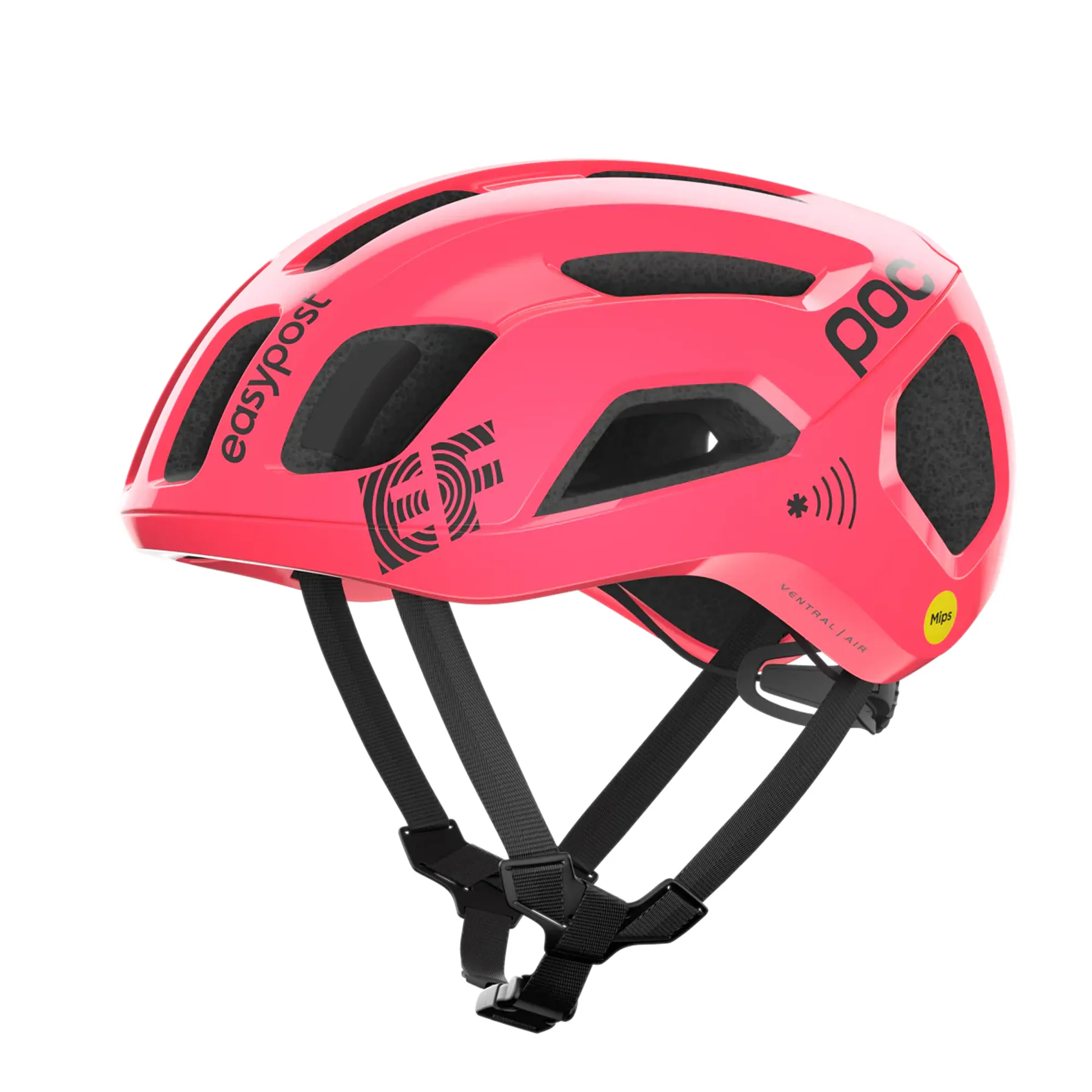 POC Ventral Air MIPS EF Education EasyPost Replica Road Helmet in Pink