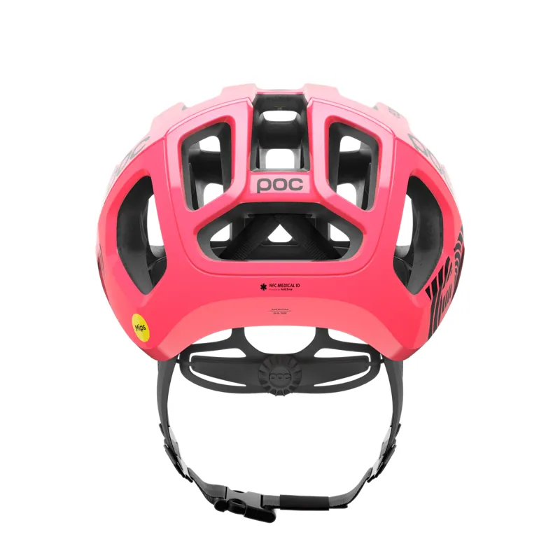 POC Ventral Air MIPS EF Education EasyPost Replica Road Helmet in Pink-3