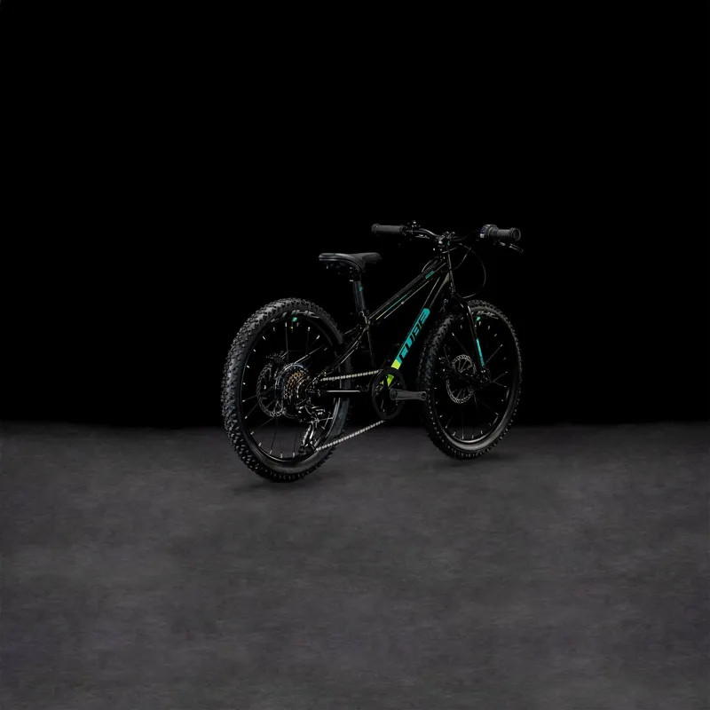 Cube Acid 200 Disc Kids Mountain Bike in Black and Green-7
