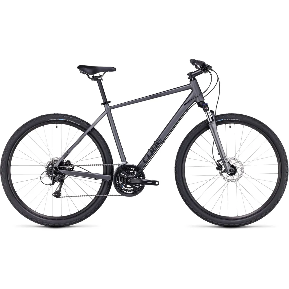 Team Cycles Cube Nature Hybrid Bike in Graphite and Black | Interest FREE Finance & Online Refund Policy.