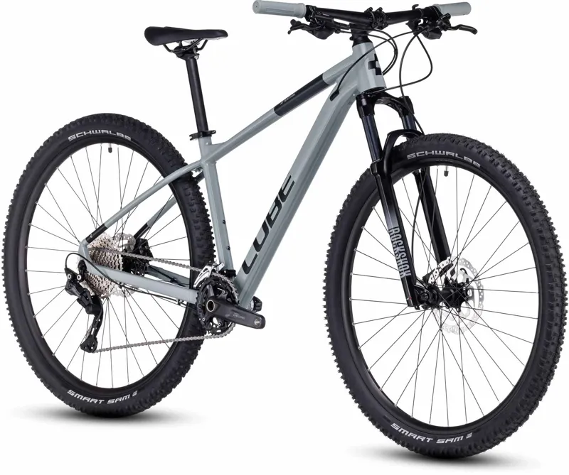 Cube Attention Hardtail Mountain Bike in Swampgrey and Black-1