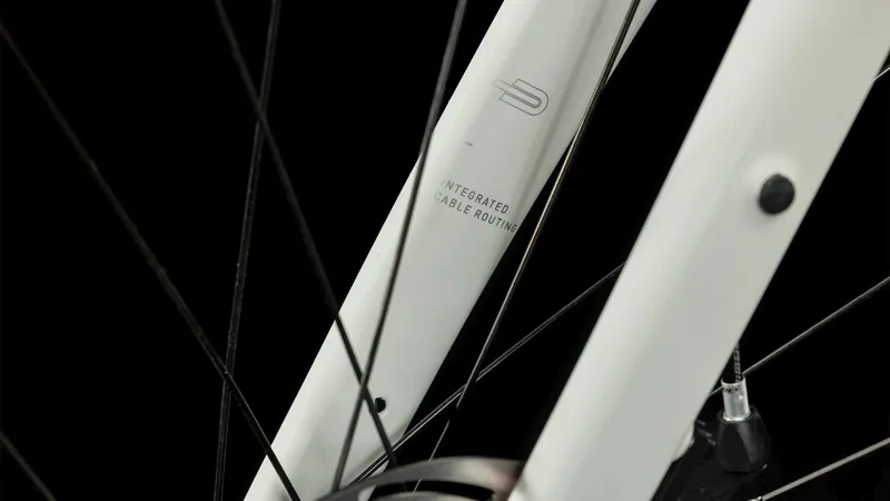 Cube Nuroad WS Women's Gravel Bike in Lightgrey and Rose-4