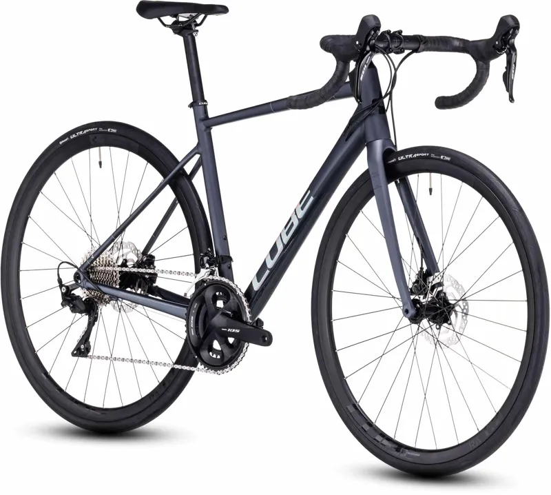 Cube Axial WS Race Womens Road Bike in Metalblack and Rainbow-1