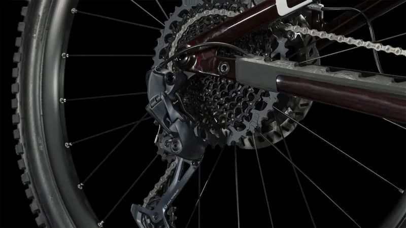 Cube Stereo Hybrid ONE55 C:68X SLX 750 Full Suspension Electric Mountain Bike in Liqred-1