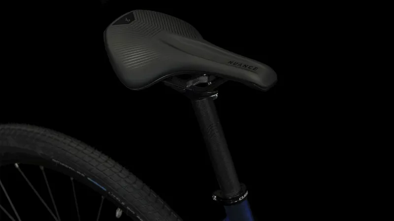 Cube Nulane Gravel Bike in Velvetblue and Black-2