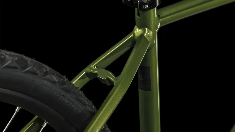 Cube Nature Hybrid Bike in Shinymoss and Black-2