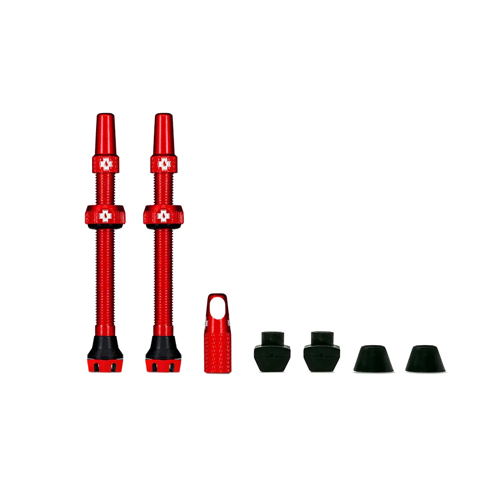 Team Cycles Muc Off Muc-Off Tubeless Valves V2 in Red | Interest FREE Finance & Online Refund Policy.