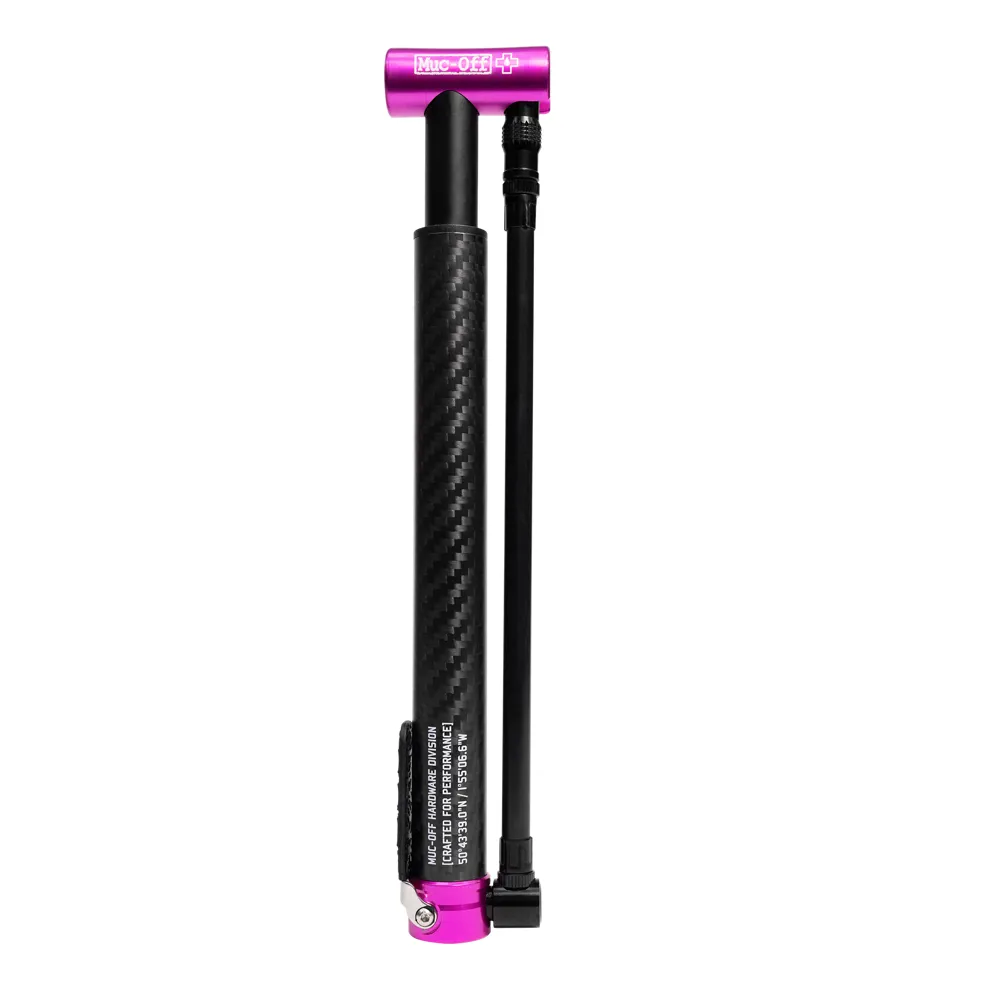 Team Cycles Muc Off Muc-Off Carbon Airmach Mini Pump | Interest FREE Finance & Online Refund Policy.