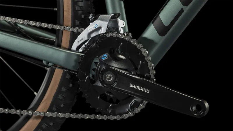 Cube Access WS EXC Womens Mountain Bike in Eucalyptus and Black-3