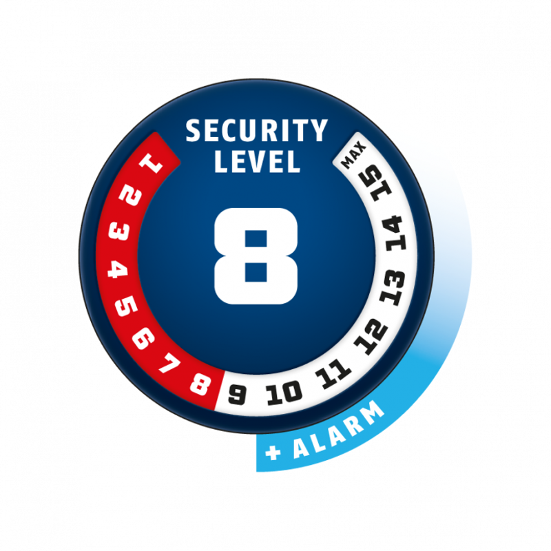 Abus Alarm Lock 440A Black Red 230mm -1