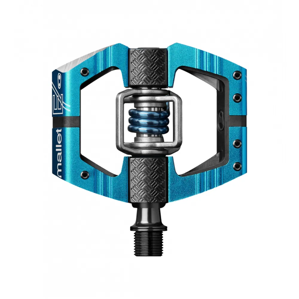 Team Cycles Crankbrothers Mallet E Mountain Bike Pedals in Blue | Interest FREE Finance & Online Refund Policy.