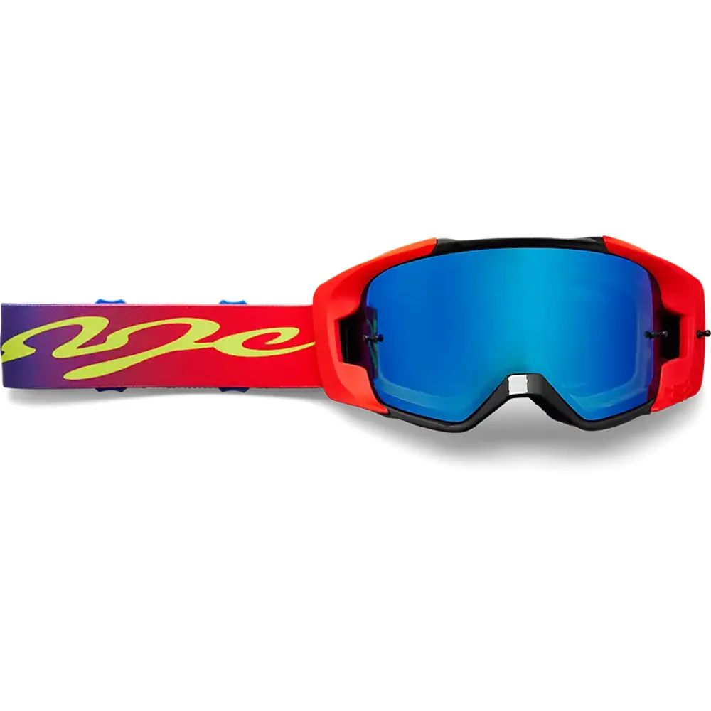 Team Cycles Fox Head Clothing Fox Vue Dkay Mirrored Lens Mountain Bike Goggles in Blue | Interest FREE Finance & Online Refund Policy.