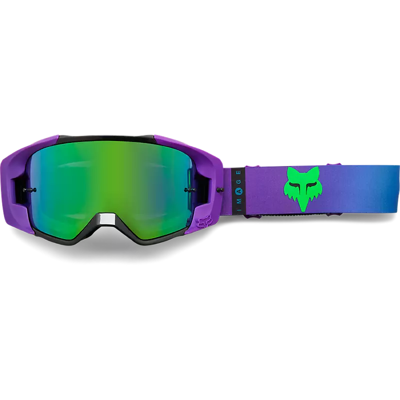 Fox Vue Dkay Mirrored Lens Mountain Bike Goggles Maui Blue