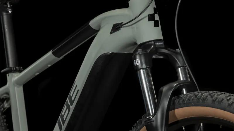 Cube Reaction Hybrid Performance 625Wh Electric Mountain Bike in Grey and Black-2