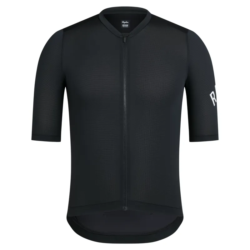 Rapha Men's Pro Team Short Sleeve Cycling Jersey in Black