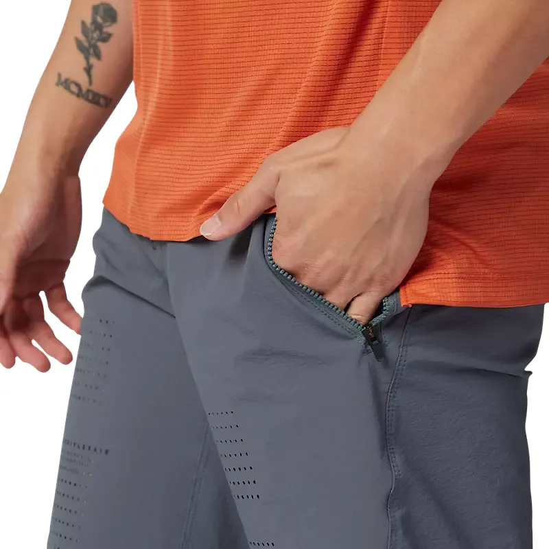 Fox Flexair Mountain Bike Shorts in Graphite Grey-4