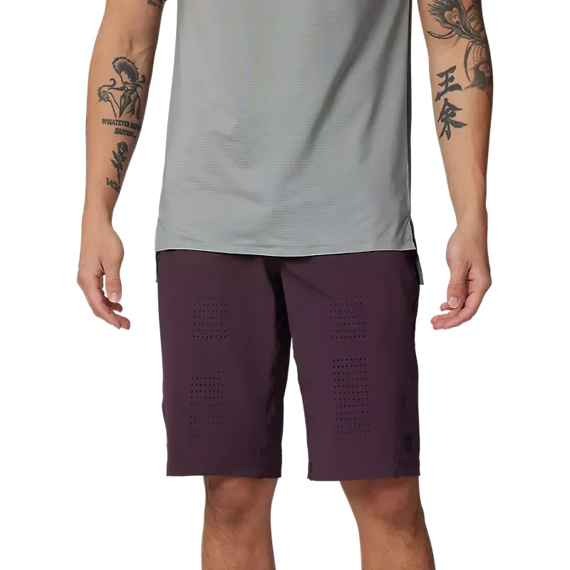 Fox Flexair Mountain Bike Shorts in Dark Purple-2