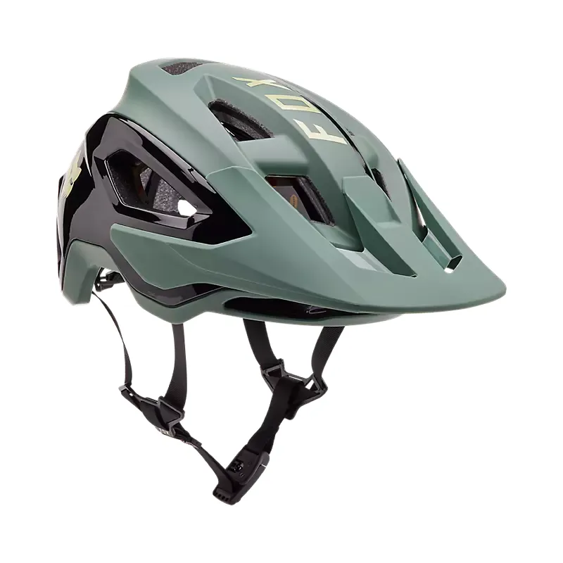 Fox Speedframe Pro Mountain Bike Helmet in Hunter Green-1