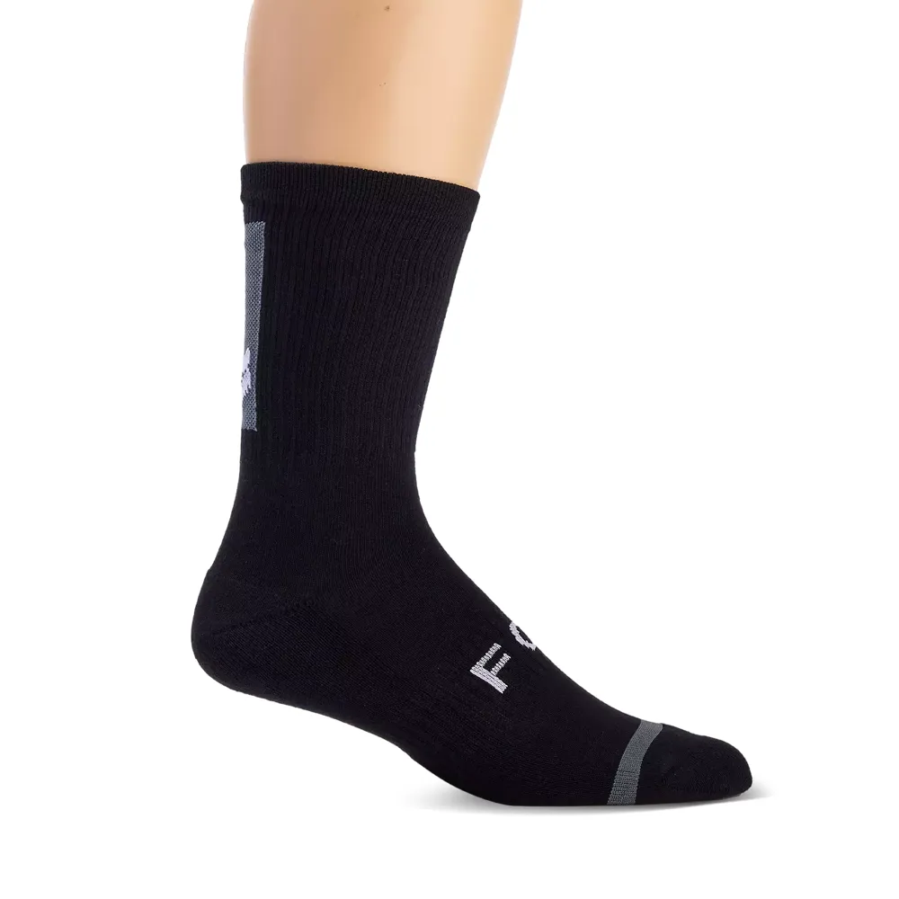 Team Cycles Fox Head Clothing Fox 8 Defend Sock in Black | Interest FREE Finance & Online Refund Policy.