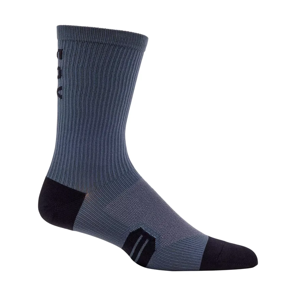Team Cycles Fox Clothing Fox 8 Ranger Mountain Bike Sock in Graphite Grey | Interest FREE Finance & Online Refund Policy.