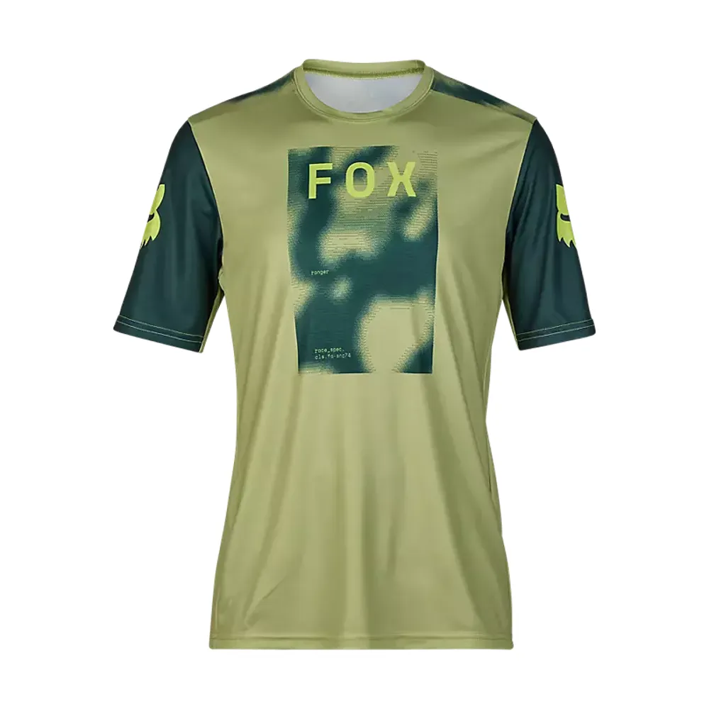 Team Cycles Fox Head Clothing Fox Ranger Taunt Race Short Sleeve Mountain Bike Jersey in Pale Green | Interest FREE Finance & Online Refund Policy.