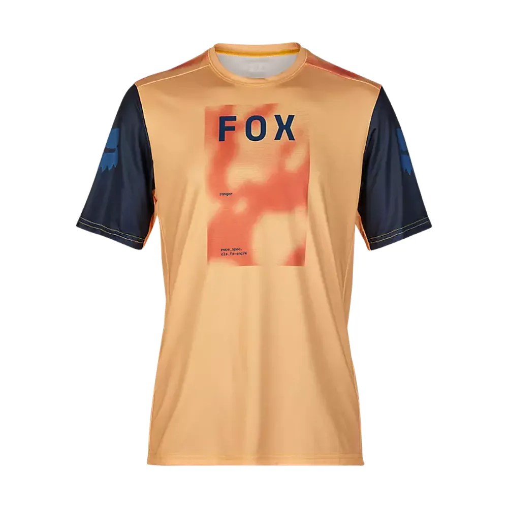 Team Cycles Fox Head Clothing Fox Ranger Taunt Race Short Sleeve Mountain Bike Jersey in Orange Sherbet | Interest FREE Finance & Online Refund Policy.