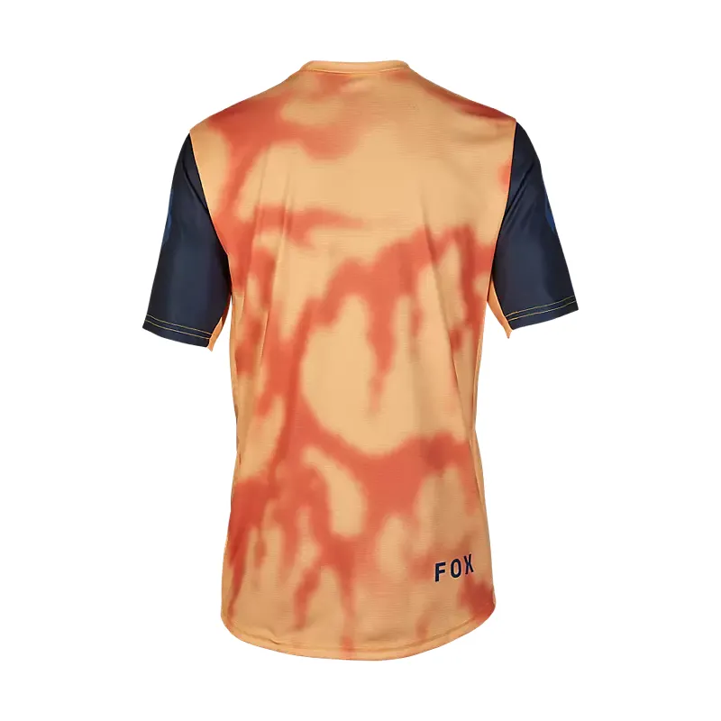 Fox Ranger Taunt Race Short Sleeve Mountain Bike Jersey in Orange Sherbet-1