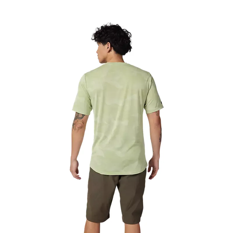 Fox Ranger TruDri Short Sleeve Mountain Bike Jersey in Cactus-3