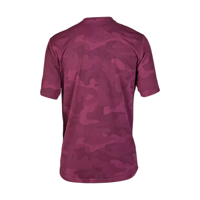 Fox Ranger TruDri Short Sleeve Mountain Bike Jersey in Sangria-1