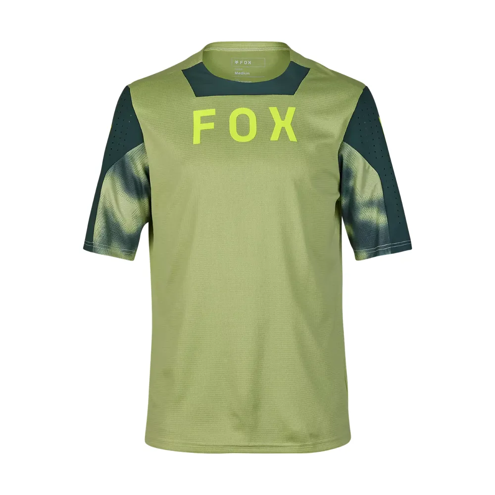 Team Cycles Fox Head Clothing Fox Defend Taunt Short Sleeve Mountain Bike Jersey in Pale Green | Interest FREE Finance & Online Refund Policy.