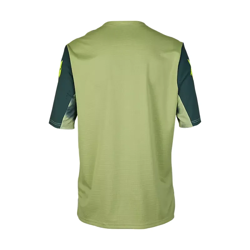 Fox Defend Taunt Short Sleeve Mountain Bike Jersey in Pale Green-1