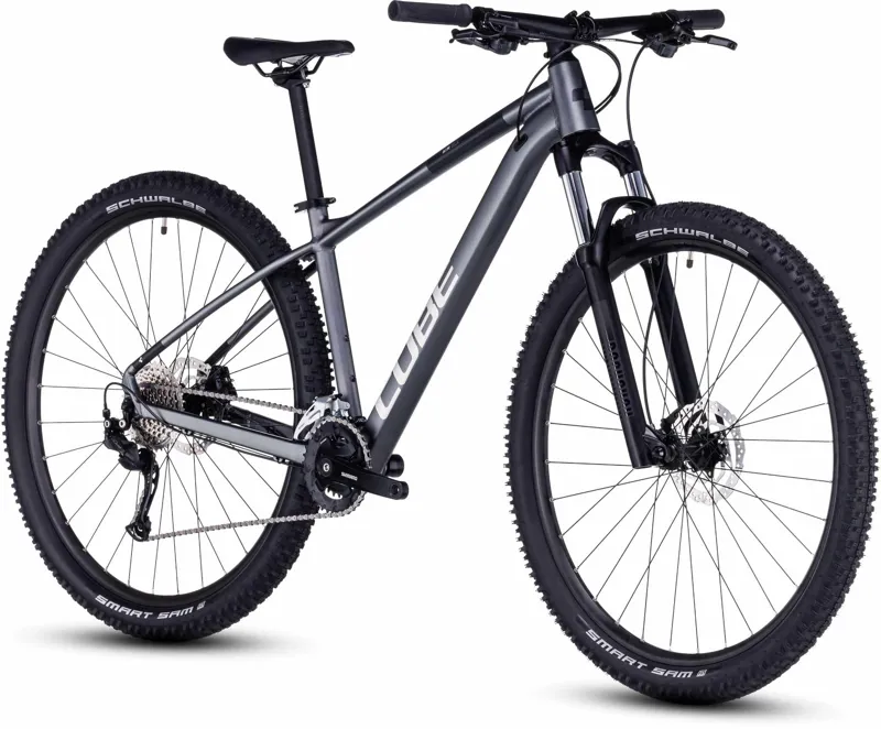 Cube Aim SLX Hardtail Mountain Bike in Graphite and Metal-1