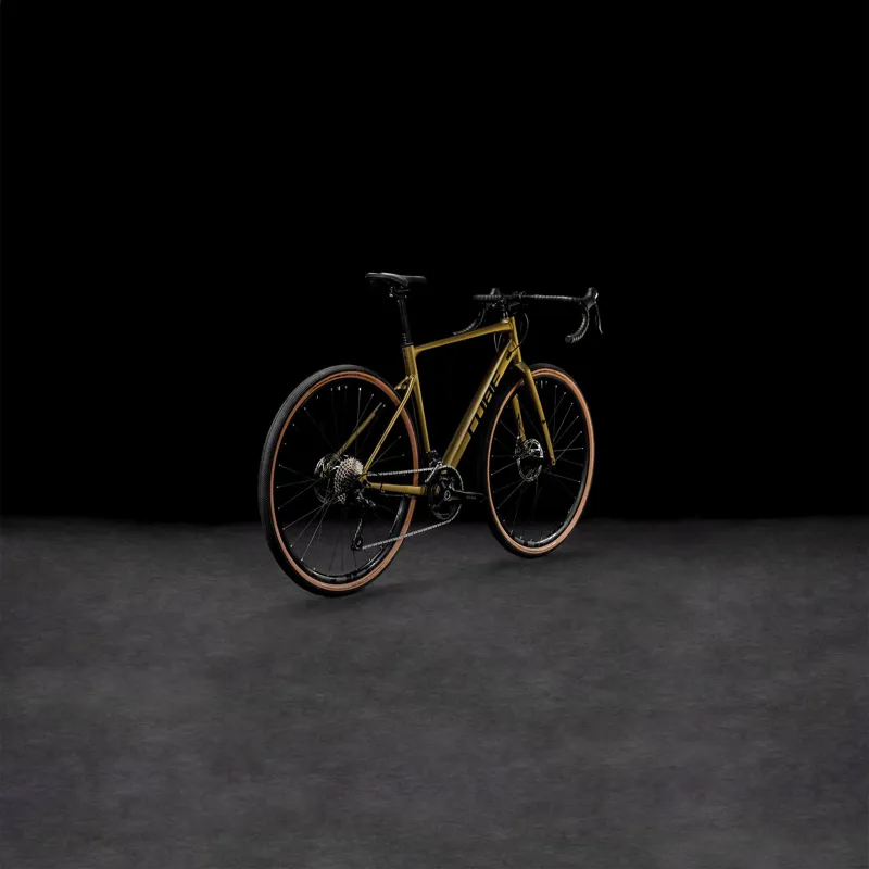 Cube Nuroad Pro Gravel Bike in Almoss and Black-6