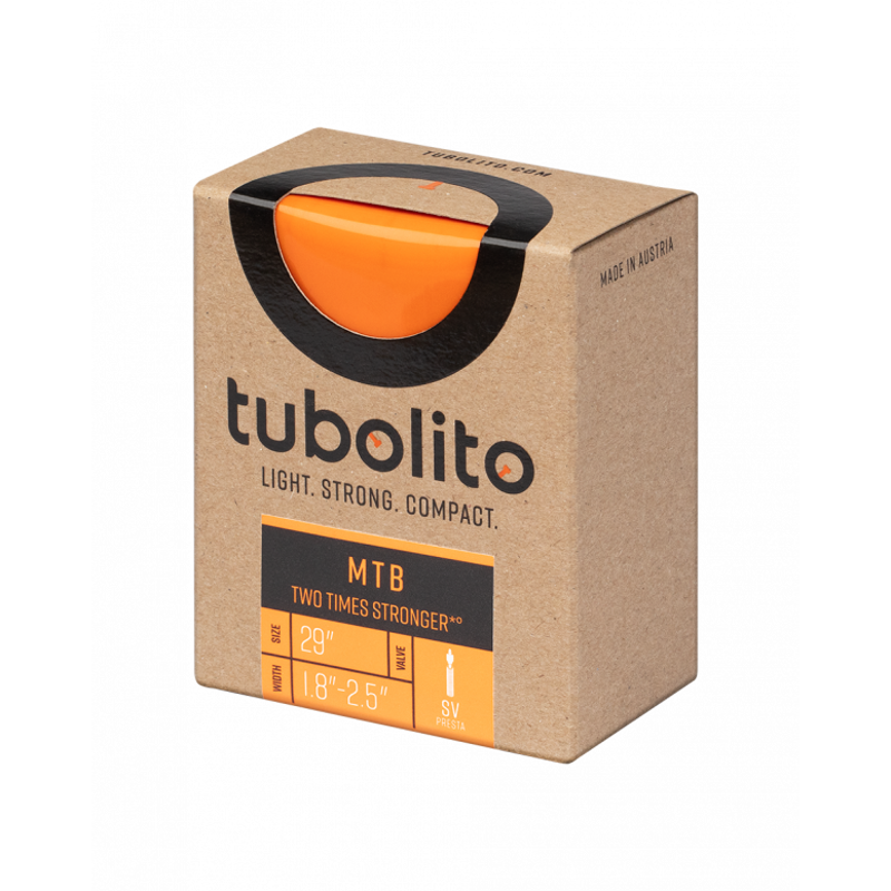 Tubolito Tubo MTB Lightweight Inner Tube in Neon Orange-4