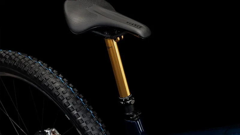 Cube Stereo NOE44 C:68X SLT Full Suspension Mountain Bike in Liquidblue and Black-1