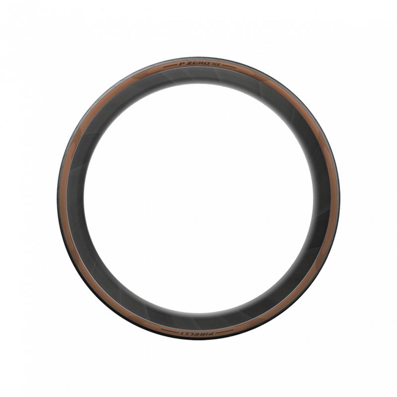 Pirelli P Zero Race TLR Classic Tyre in Tan - 700c-1