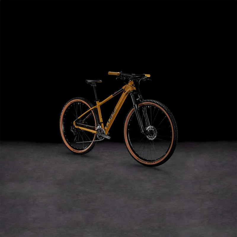 Cube Aim EX Mountain Bike in Caramel and Black-7