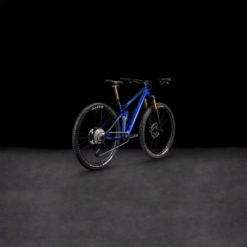 Cube Stereo ONE22 HPC EX 29 Full Suspension Mountain Bike in Nebula and Blue-6
